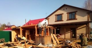 Демонтаж частных домов Котельники, цена от 1620 руб.